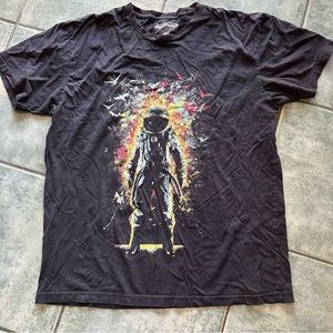 Design By Humans Space Galaxy Astronaut T-shirt